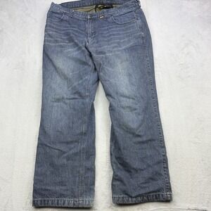 Klim Jeans Mens 40x34 Blue Denim K Fifty 1 Riding Pant Cordura D30 Padded Faded